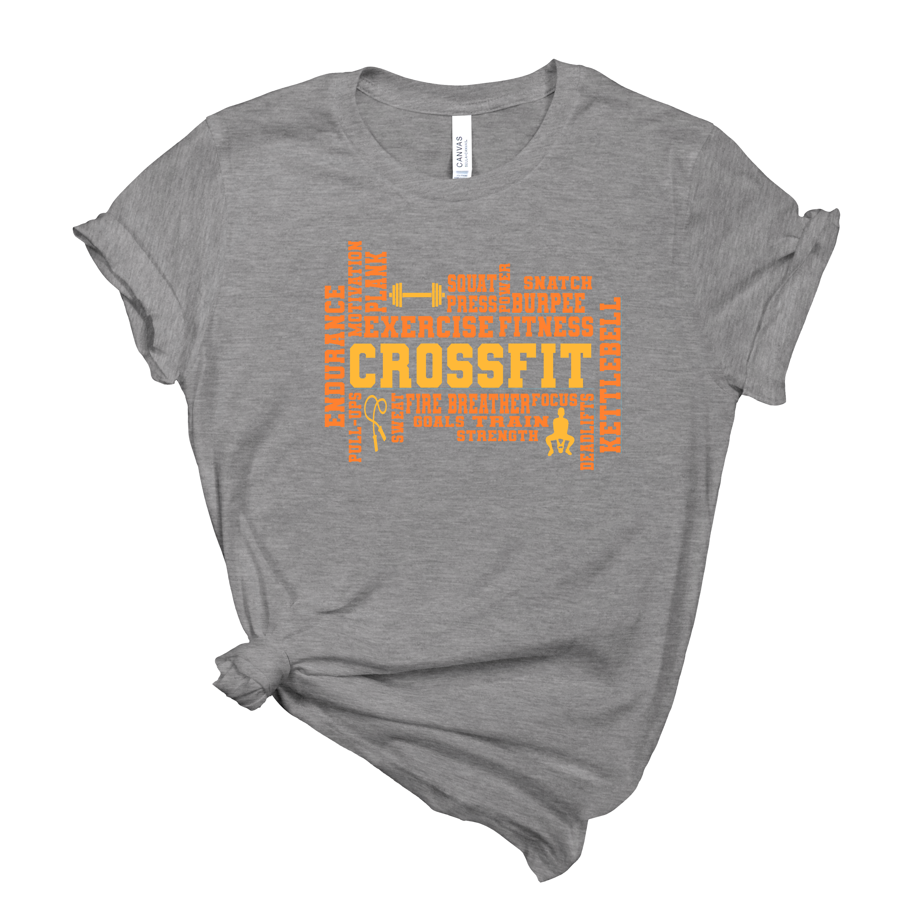 Crossfit Word Art T-Shirt | Mema's Custom Studio