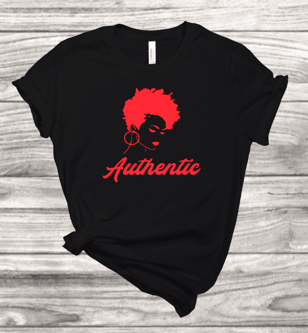 Authentic T-Shirt | Mema's Custom Studio - Mema's Custom Studio