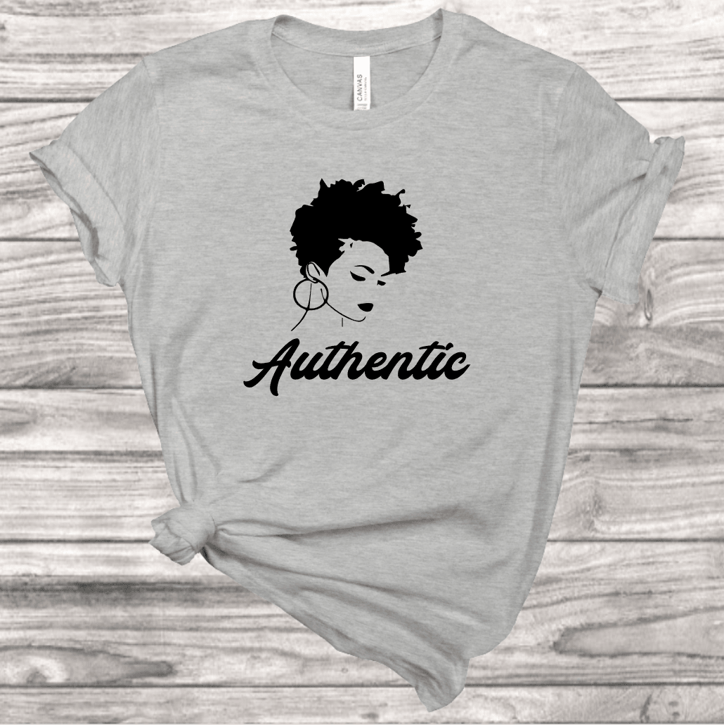 Authentic T-Shirt | Mema's Custom Studio - Mema's Custom Studio