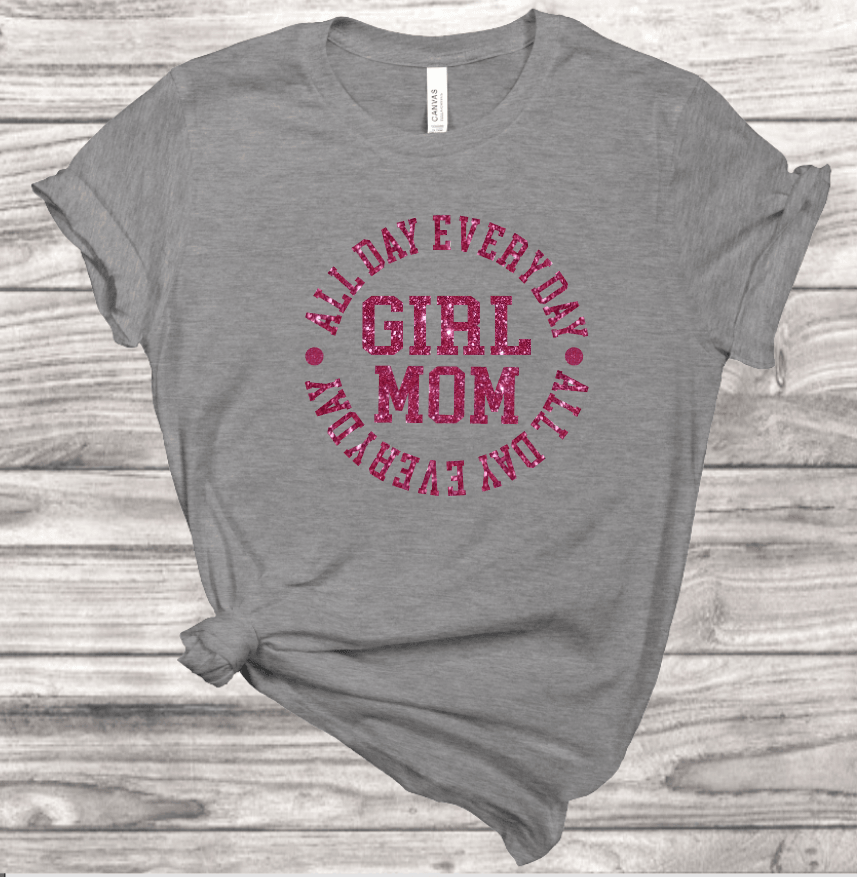 Girl Mom T-Shirt | Mema's Custom Studio - Mema's Custom Studio