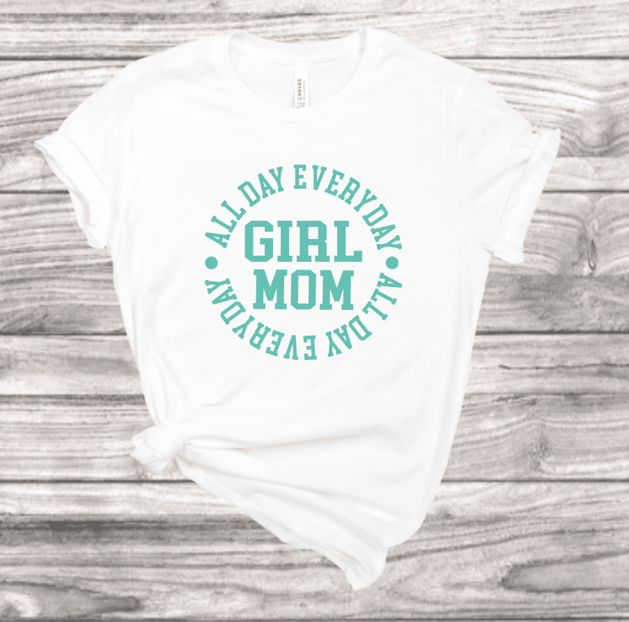 Girl Mom T-Shirt | Mema's Custom Studio - Mema's Custom Studio