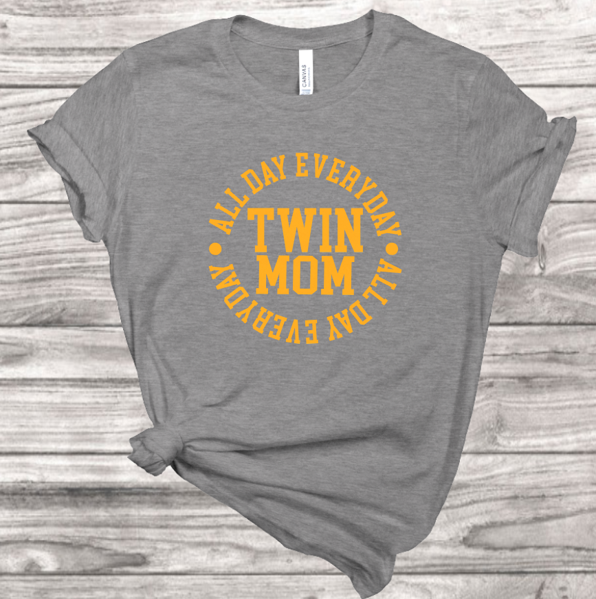 Twin Mom T-Shirt | Mema's Custom Studio - Mema's Custom Studio