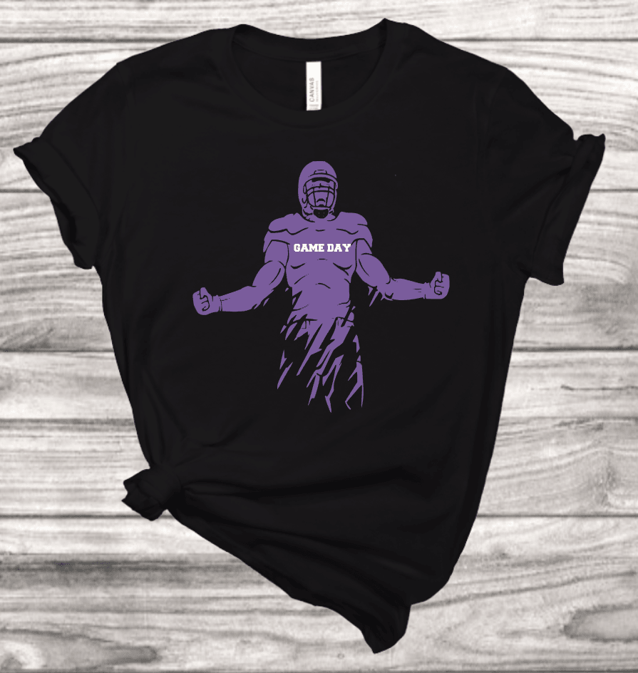 Football Game Day T-Shirt | Mema's Custom Studio - Mema's Custom Studio
