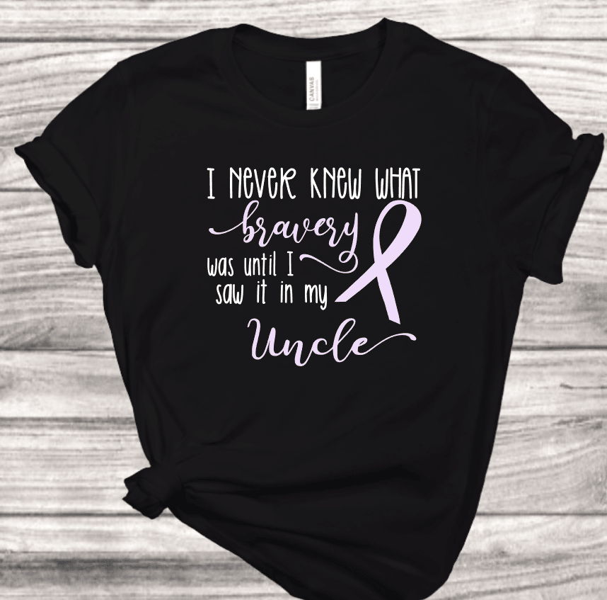 Bravery Ribbon T-Shirt | Mema's Custom Studio - Mema's Custom Studio