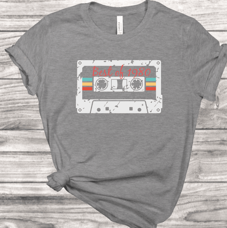 Birthday Cassette Tape T-Shirt | Mema's Custom Studio - Mema's Custom Studio