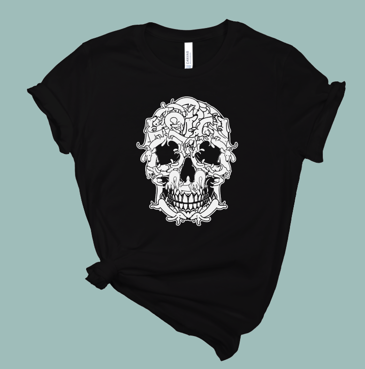 Dashund Skeleton Halloween T-Shirt | Mema's Custom Studio