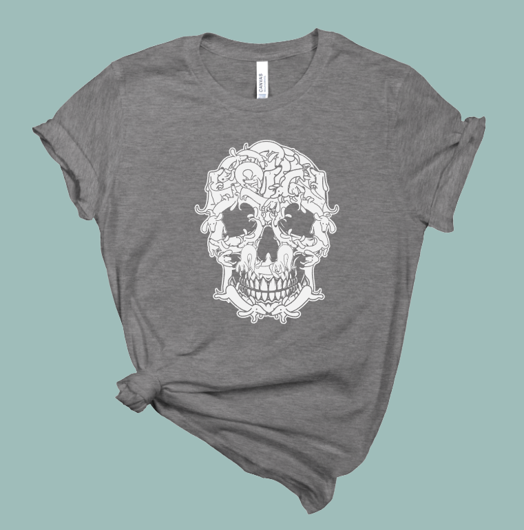 Dashund Skeleton Halloween T-Shirt | Mema's Custom Studio