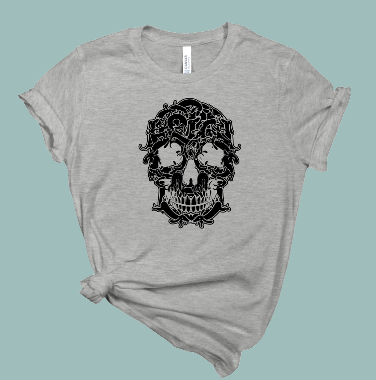 Dashund Skeleton Halloween T-Shirt | Mema's Custom Studio