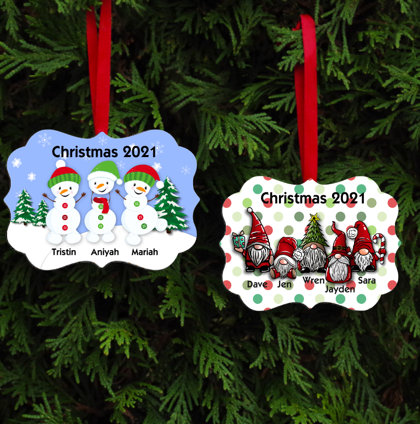 Various Family Ornaments