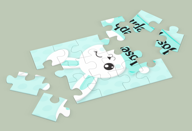 Easter Bunny Puzzle | Mema's Custom Studio