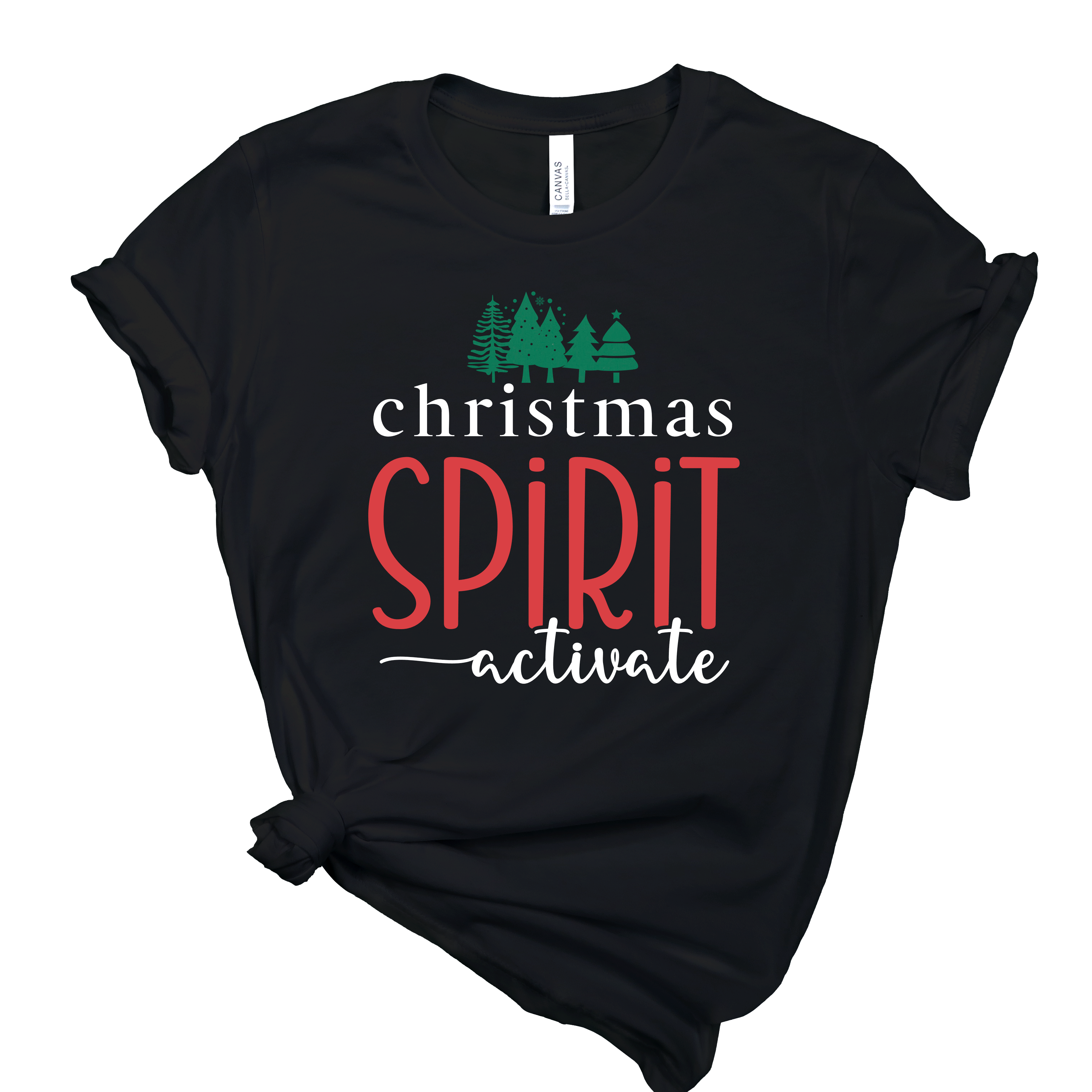 Christmas Spirit Activate T-Shirt | Mema's Custom Studio