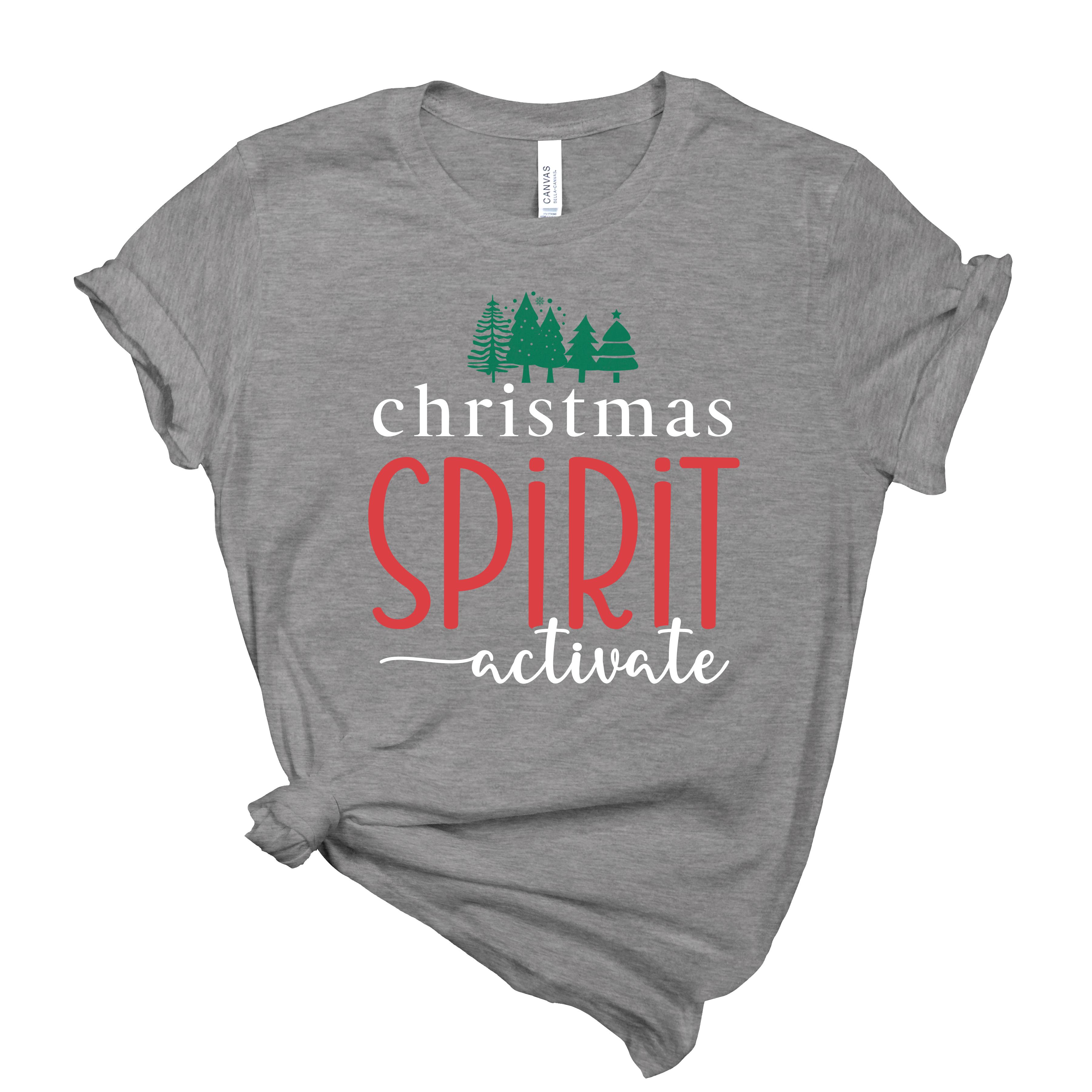 Christmas Spirit Activate T-Shirt | Mema's Custom Studio