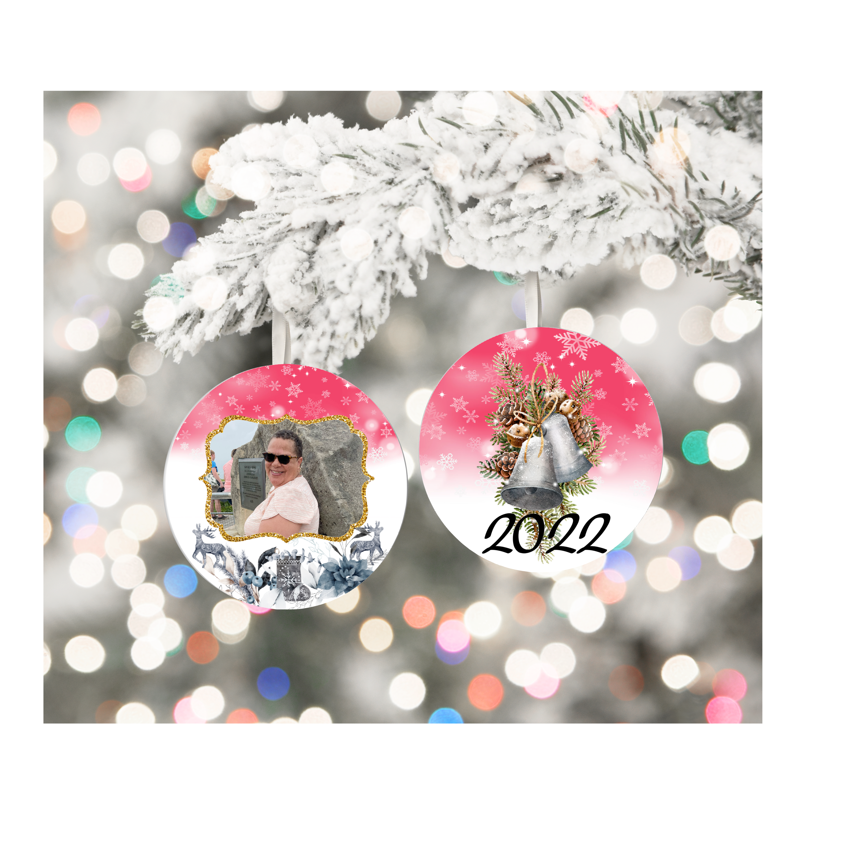Photo Personalized Ornaments | Mema's Custom Studio