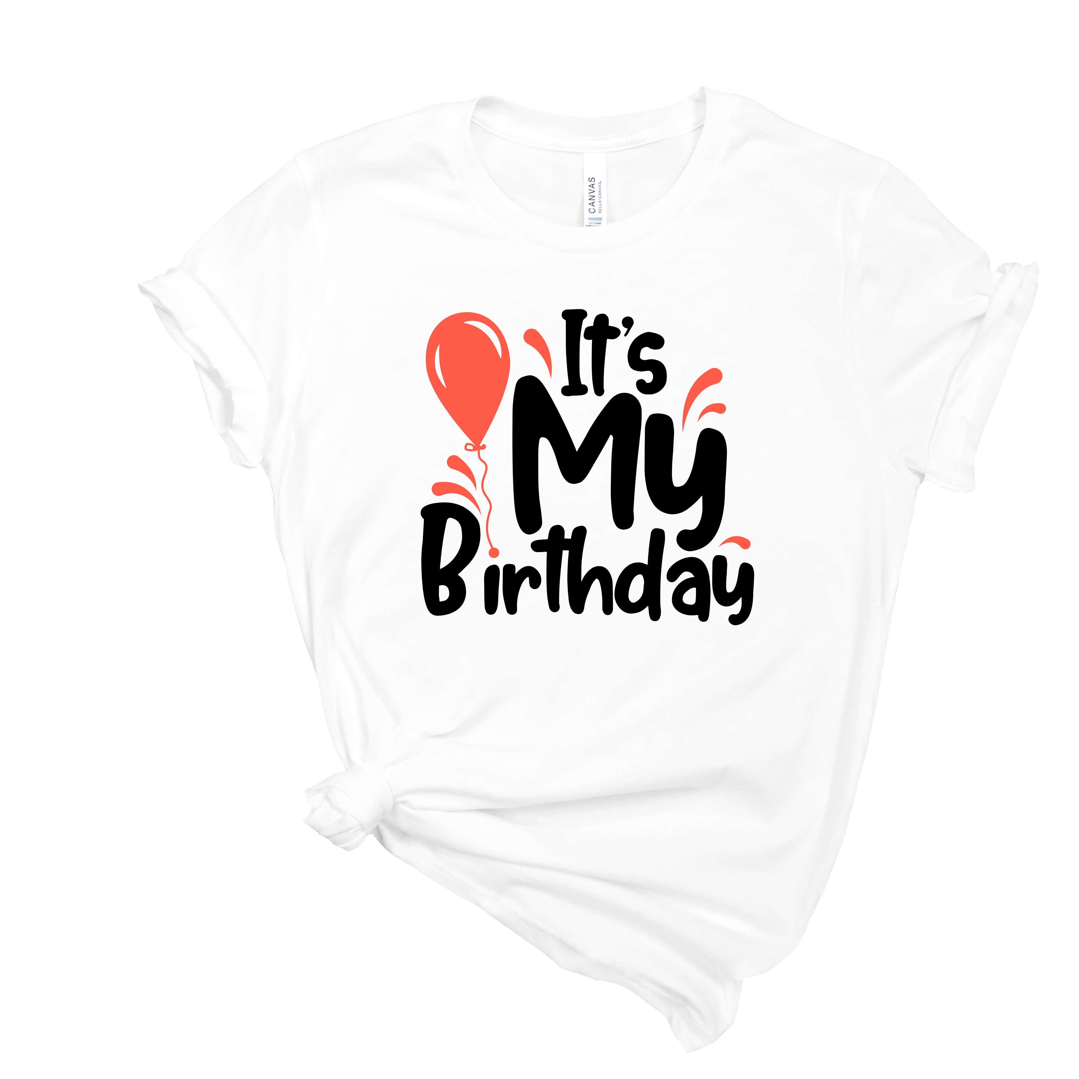 It's My Birthday Balloon T-Shirt | Mema's Custom Studio