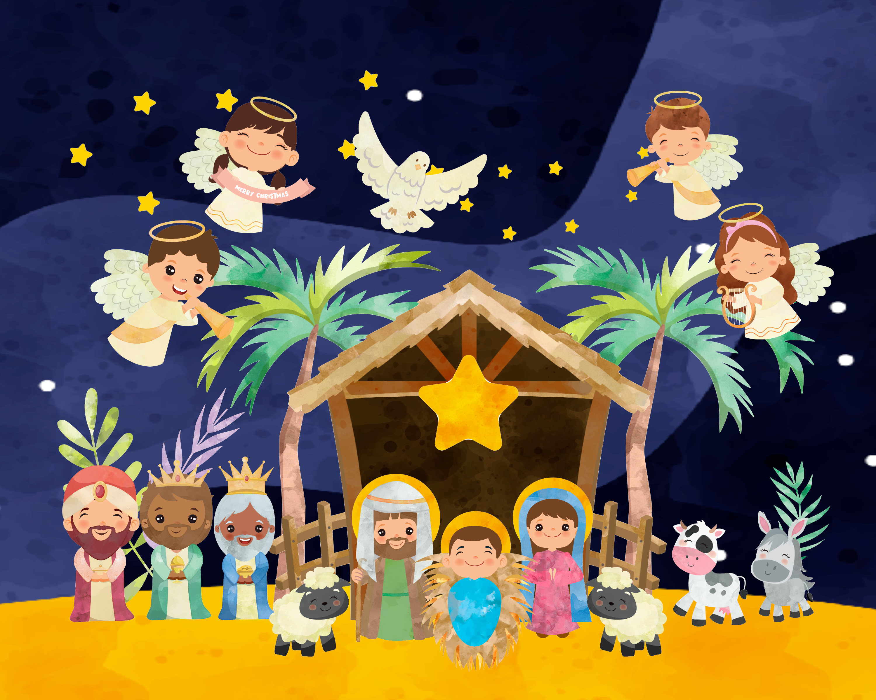 Christmas Nativity 1 Puzzle | Mema's Custom Studio