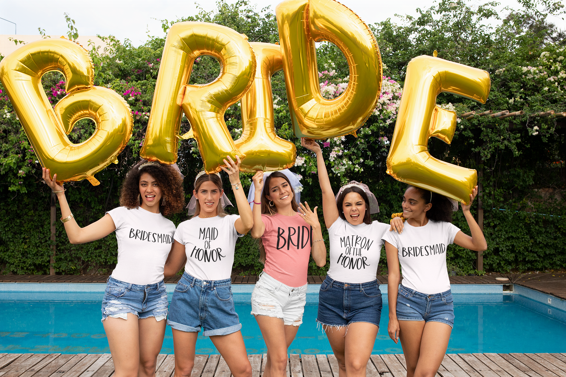 Bridal Party T-Shirt - Font #1 | Mema's Custom Studio