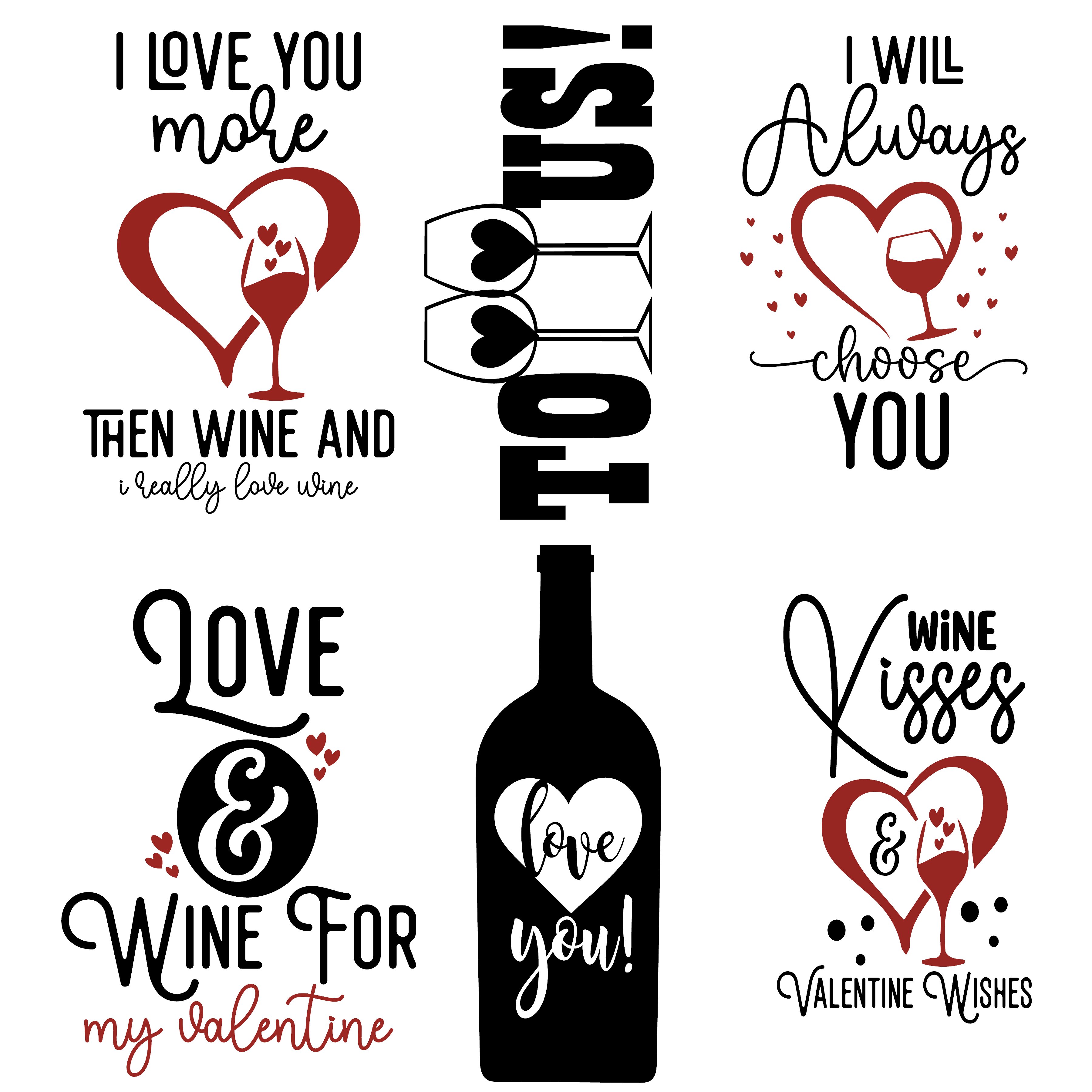 Love themed Wine Bags | Mema's Custom Studio