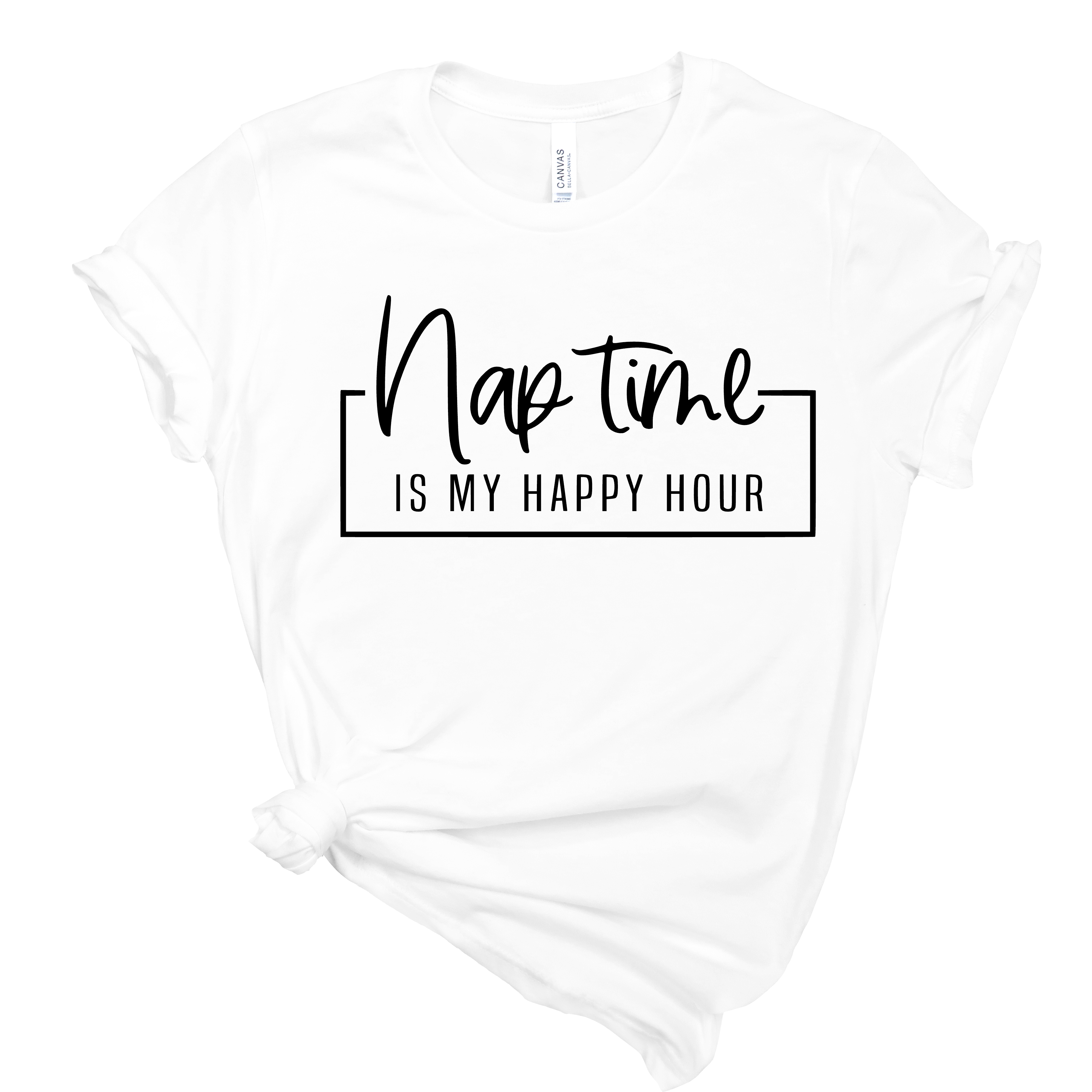 Nap Time Happy Hour T-shirts | Mema's Custom Studio