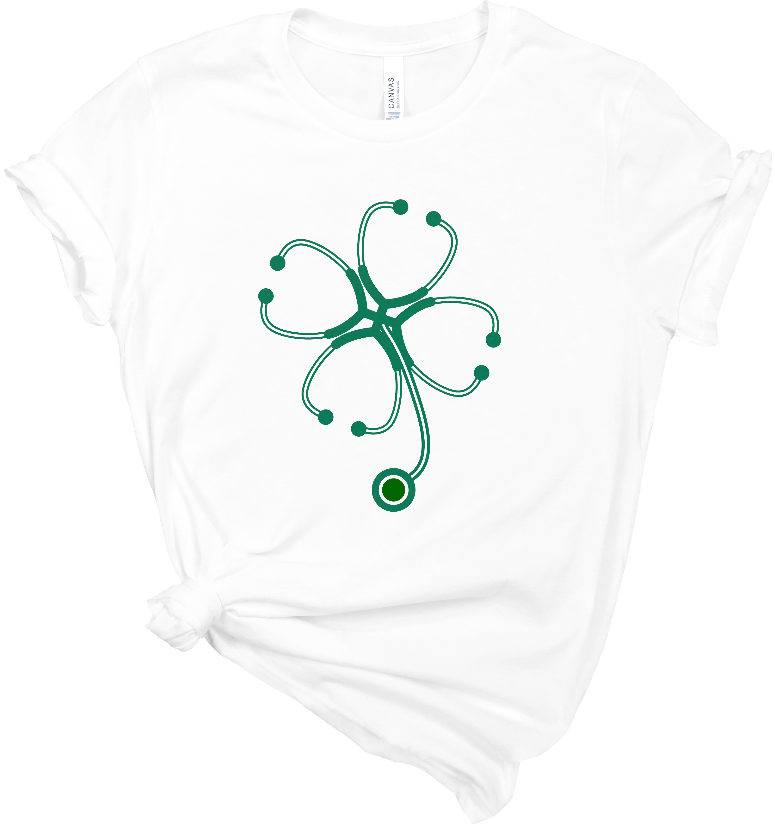 St. Patrick's Day Stethocope T-Shirt | Mema's Custom Studio
