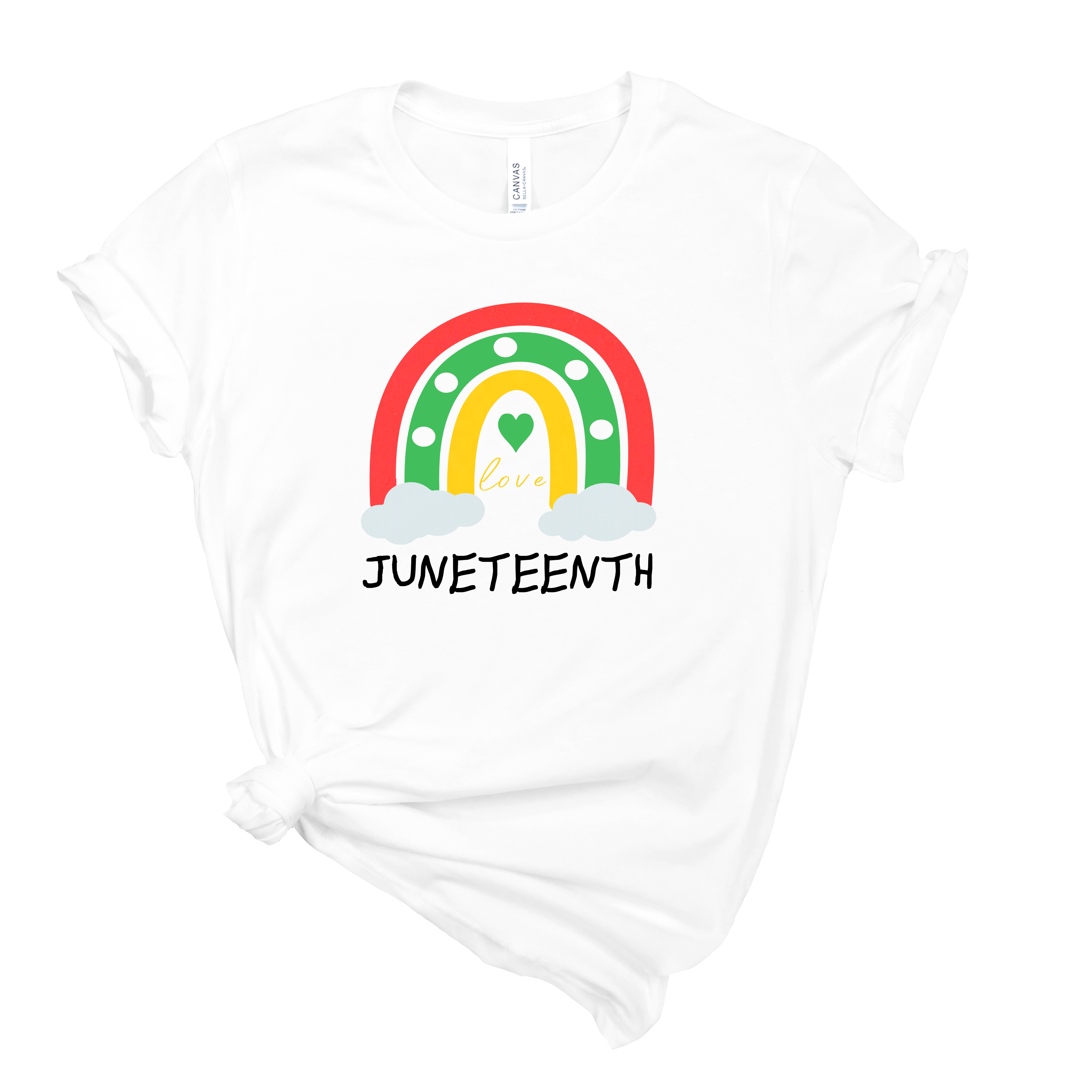 Juneteenth Rainbow T-Shirt | Mema's Custom Studio