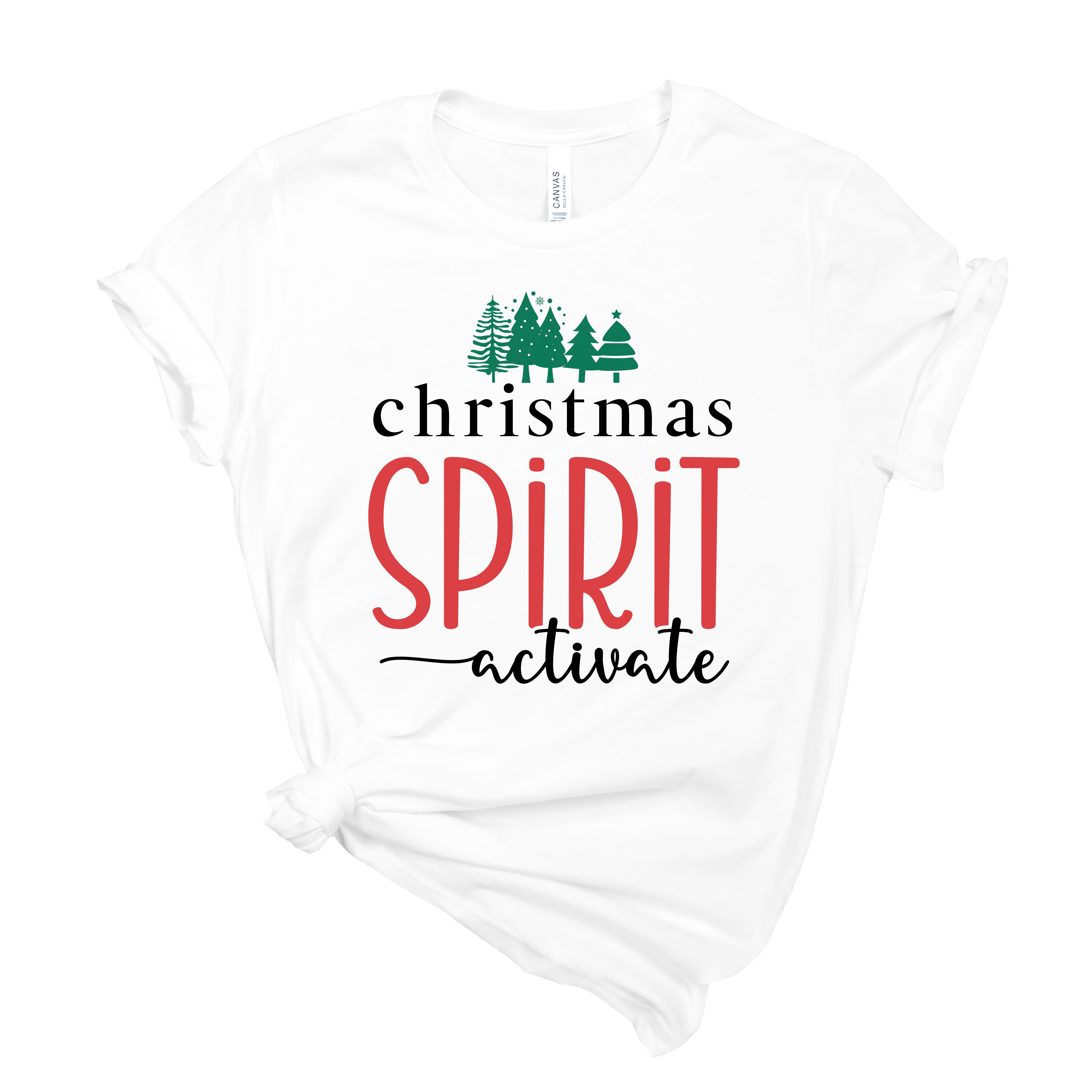 Christmas Spirit Activate T-Shirt | Mema's Custom Studio